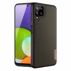 Dux Ducis Fino чехол с нейлоновым покрытием для Samsung Galaxy A22 4G зелёный
