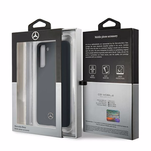 Dėklas telefonui Mercedes Silikoninis Line dėklas Samsung Galaxy S21+ mėlynas