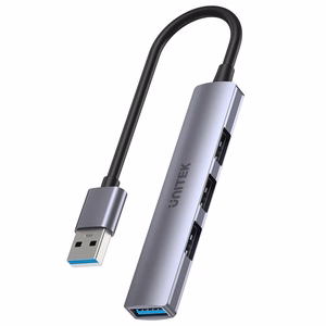 Unitek H1208A USB-A šakotuvas / 3x USB-A 2.0, USB-A 3.0