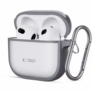 Tech-Protect Slim Hook dėklas AirPods 4 - pilkas