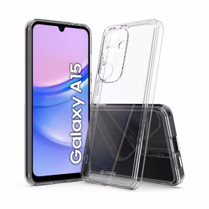 Crong Crystal Shield Cover dėklas, skirtas Samsung Galaxy A15 5G, skaidrus