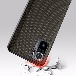 Dėklas Dux Ducis Fino, skirtas Xiaomi Redmi Note 10 / Redmi Note 10S / Poco M5s, žalias