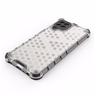 Honeycomb dėklas apsauginis su TPU buferiu Samsung Galaxy A22 4G raudonas
