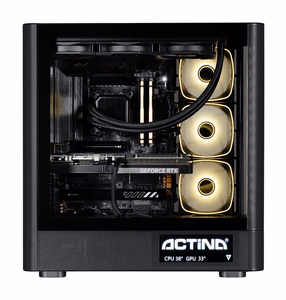 Actina 5901443440246 PC AMD Ryzen™ 9 9900X3D 32 GB DDR5-SDRAM 1 TB SSD NVIDIA GeForce RTX 5070 Ti Windows 11 Home „Midi Tower“ Juoda
