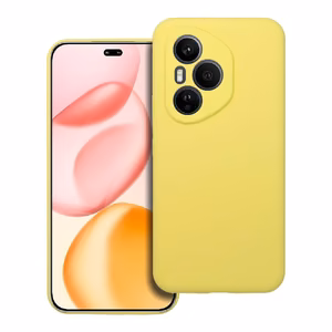 Silikoninis dėklas 2mm HONOR 400 Pro citrininis