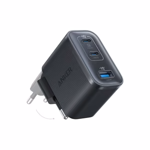 Anker Nano A121AL11 – 70 W 3 jungčių įkroviklis su 2 × USB-C ir USB-A, juodas