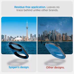 Spigen Optik GLAS.TR kameros apsauga 2-PACK iPhone 16 / 16 PLUS - juoda