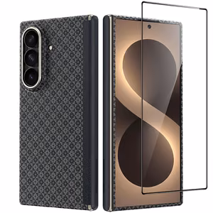 Benks Magnetic Armor Grid Air Grand Combo dėklas (C.K.FL.SA.BK.0051), skirtas Samsung Galaxy Z Fold 8 Ultra, juodas