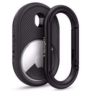 Spigen Vault dėklas Apple AirTag įrenginiui – matinė juoda