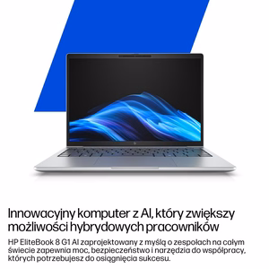 HP EliteBook 8 G1i Ultra 5 225U 16"WUXGA 400nits LBL AG 16GB DDR5 5600 SSD512 Intel Arc Cam 5M+IR+ISP 62Wh W11Pro Alu...