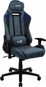 Aerocool DUKE AeroSuede Universali kompiuterinių žaidimų kėdė Juoda, Mėlyna