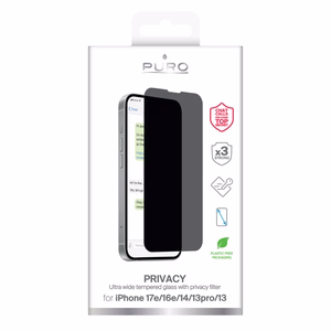 Puro privatumo apsauginis stiklas iPhone 16E