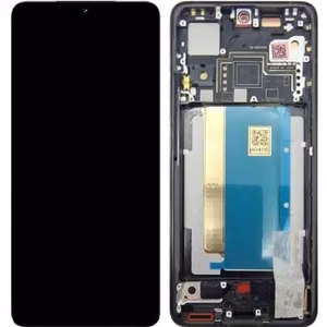 LCD ekranas Xiaomi Poco F6 Pro su jutikliniu ekranu su rėmeliu juodas originalus (service pack)