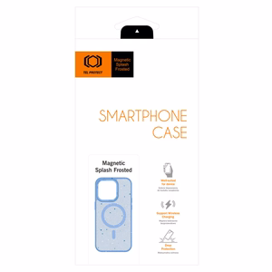 Tel Protect Magnetinis Splash Matinis dėklas telefonui iPhone 15 Plus šviesiai mėlynas