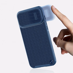 Dėklas Nillkin Textured Case S Apple iPhone 14 Plus mėlynas