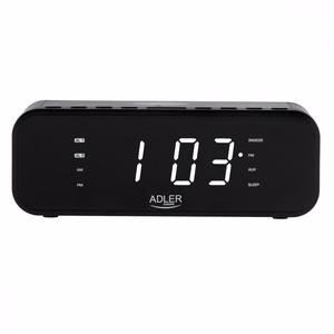 ADLER AD 1192b radijo žadintuvas juodas