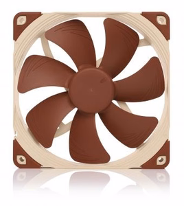Noctua NOC-NF-A14-ULN kompiuterio aušinimo komponentas Kompiuterio korpuso ventiliatorius 14 cm smėlio, rudas 1 vnt.