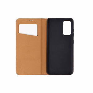 SMART PRO knygos tipo odinis dėklas telefonui XIAOMI Redmi 14C rudas