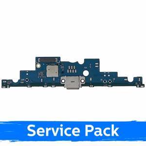 Charging Port Compatible With Samsung X910 Tab S9 Ultra with Flex / Silver (Service Pack)