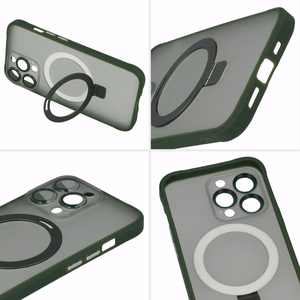 Tel Protect Magiškas Magnetinis Dėklas su stovu Iphone 14 Pro Max žalias