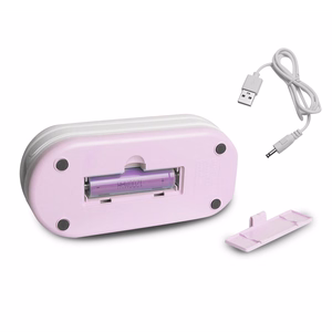 Sulankstoma LED stalinė lempa 10W, 3000/4500/6000K, 1200mAh, rožinė, LTC