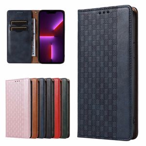 Magnet Strap Case чехол для Samsung Galaxy S23 Ultra флип-кошелёк мини-ремешок подставка синий