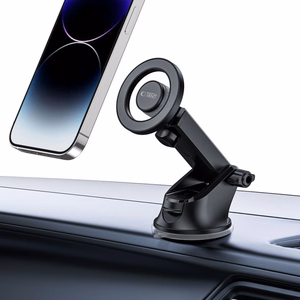 Tech-Protect N51 MagSafe automobilinis telefono laikiklis prietaisų skydeliui / oro angai - juodas