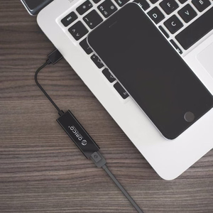 Orico UTJ-U3 1 Gigabit USB-A 3.0 išorinė tinklo plokštė - juoda