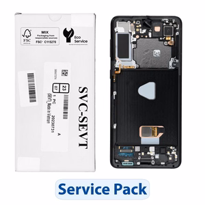 ServicePack LCD дисплей SAMSUNG S21 Plus G996B GH82-27268A черный