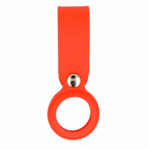 Silicone loop for Airtag red