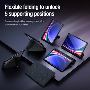 Чехол Nillkin Bumper Leather Case Pro для Samsung Galaxy Tab S9+ - черный