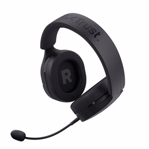 Trust GXT 491 Fayzo Ausinės su mikrofonu laidinės ir belaidės ant galvos žaidimams USB Type-C Bluetooth juodos