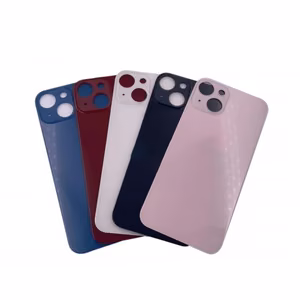 Задняя крышка для Apple iPhone 13 Mini красный (увеличенное отверстие камеры) OEM