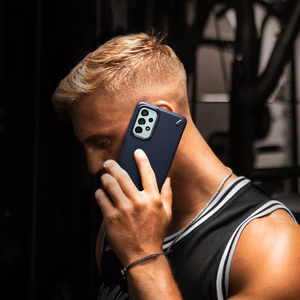 Ringke Onyx patvarus dėklas Samsung Galaxy A73 tamsiai mėlynas