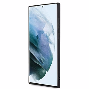 Guess GUHCS22L4GMGGR S908 S22 Ultra серый/серый жёсткий чехол 4G Big Metal Logo