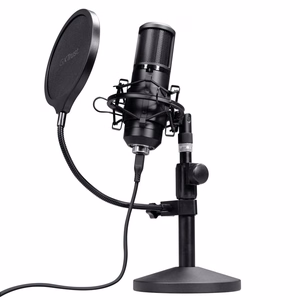 Trust GXT 269 Emita II juodas studijos mikrofonas
