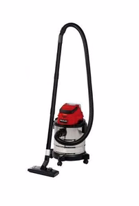 Einhell TC-VC 18/20 Li S-Solo – cordless wet-and-dry vacuum cleaner, 20 L, black/grey/red
