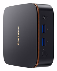 Blackview MP20 Mini PC with Ryzen 3 3300U, 8GB RAM, 256GB SSD, Windows 11 Pro, black