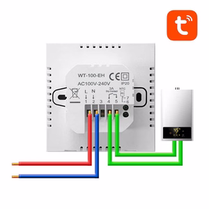 Avatto ZWT100 3A ZigBee išmanusis DHW boilerio termostatas TUYA