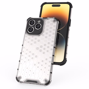 Korinio rašto dėklas telefonui iPhone 14 Pro šarvuotas hibridinis mėlynas