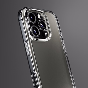 SBS set with D3O technology for iPhone 16 Pro Max - case + glass screen and camera protector - transparent