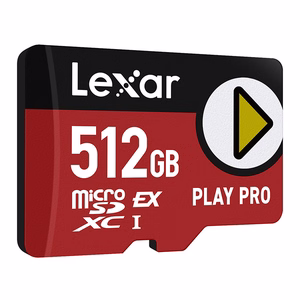 Карта памяти Lexar PLAY Pro microSD Express 7.1 объемом 512 ГБ