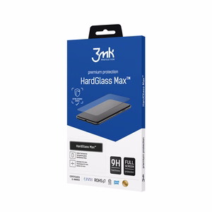 Sustiprintas pilnai dengiantis grūdintas stiklas 3mk HardGlass Max Black, skirtas Xiaomi Redmi Note 15 Pro 5G