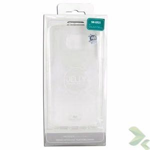 Mercury Transparent Jelly dėklas, skirtas Samsung Galaxy S6 Edge, skaidrus