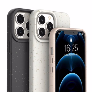 Dėklas telefonui Eco Case iPhone 14 Plus silikoninis biodegraduojantis dėklas - geltonas