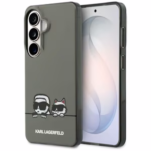 Karl Lagerfeld Case for Samsung S26 KLHMS26S6HPKACK (Magnetic IML K&C Peekaboo) Black