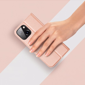 Dux Ducis чехол-кошелёк Skin Pro для iPhone 15 Plus синий