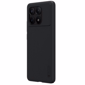 Nillkin Super Frosted Shield Pro dėklas Xiaomi Redmi K70E/Poco X6 Pro 5G (juodas)