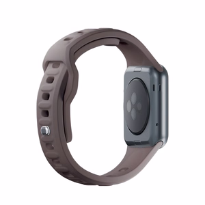 38/40/41/42 mm Taupe (small) - 3mk Silicone Watch Strap for Apple