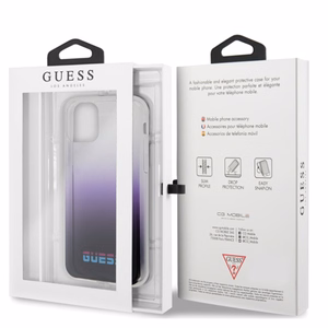 Guess GUHCN65DGCPI iPhone 11 Pro Max фиолетовый/градиент фиолетовый жёсткий чехол California